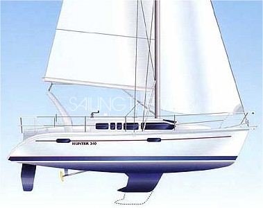 hunter 340 sailboat review